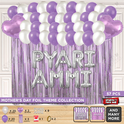 Pyari Ammi Foil Letter Curtain Theme Collection