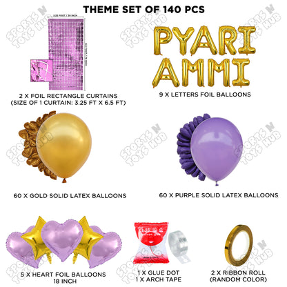 Pyari Ammi Foil Letter Arch Theme Collection