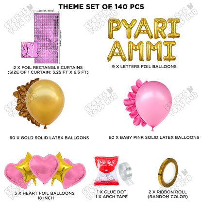 Pyari Ammi Foil Letter Arch Theme Collection