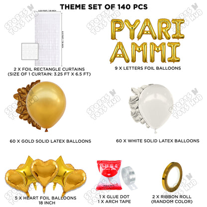 Pyari Ammi Foil Letter Arch Theme Collection