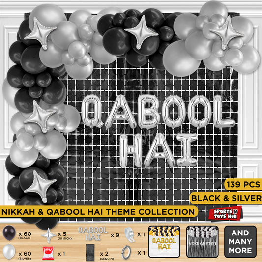 Qabool Hai Letter Arch Theme