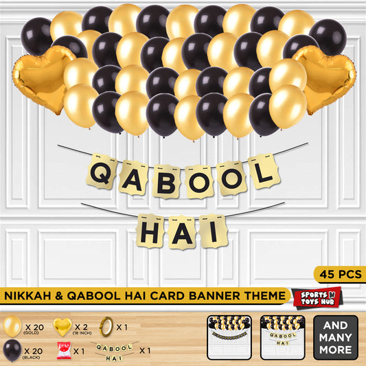 Qabool Hai Shinny Card Banner Theme Without Curtain
