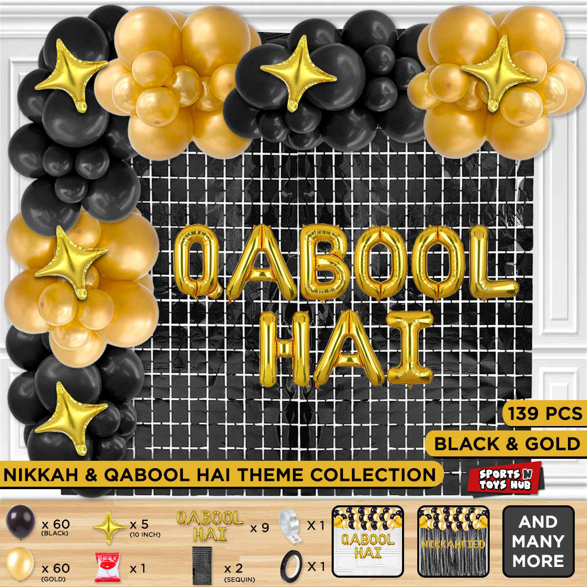 Qabool Hai Letter Arch Theme