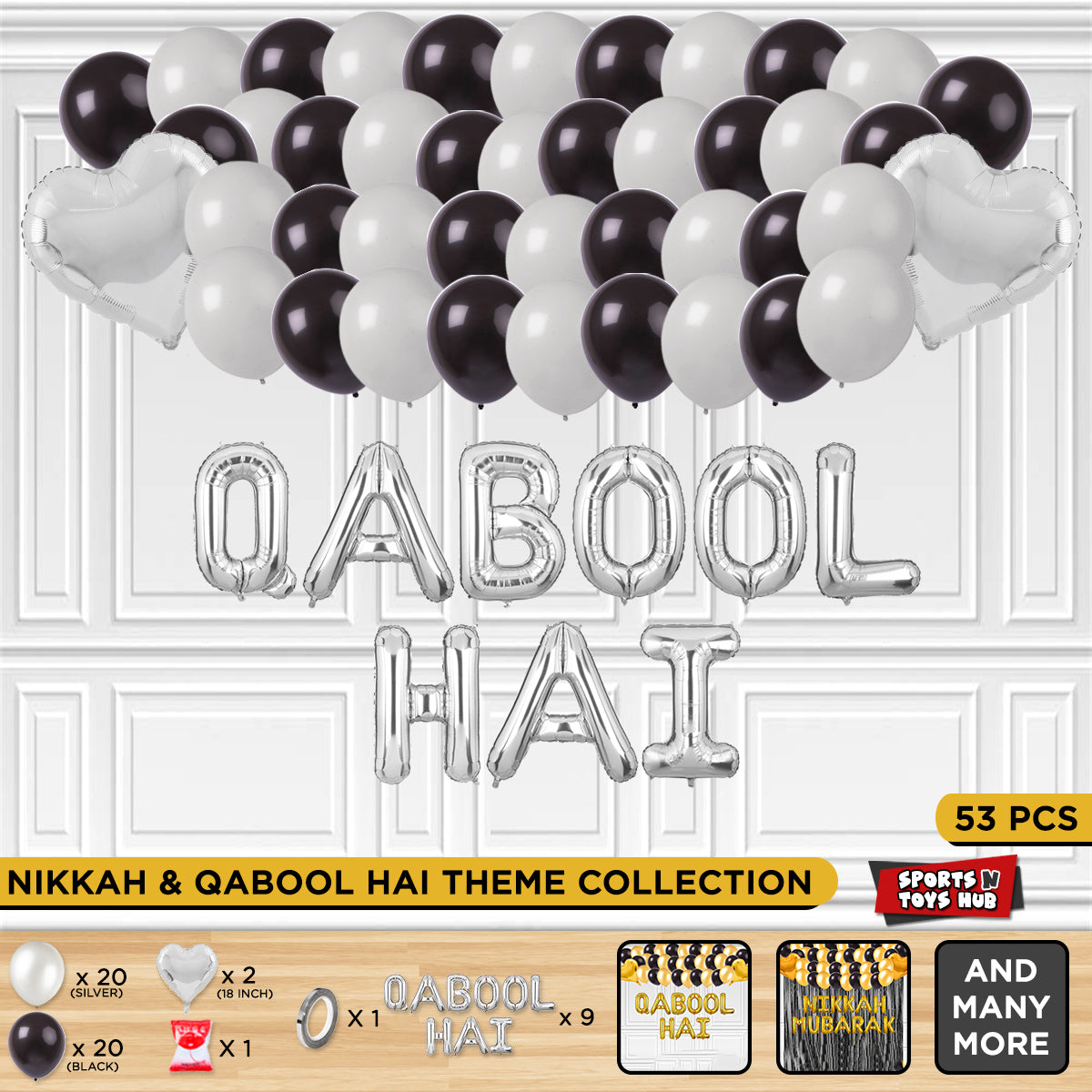 Qabool Hai Letter Theme Without Curtain