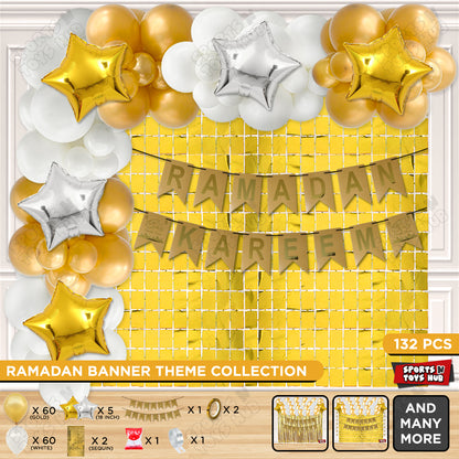 Ramadan Kareem Gold Card Banner Theme Collection