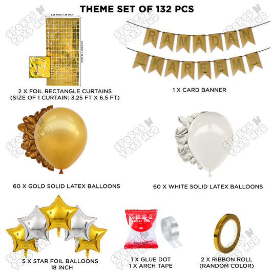 Ramadan Kareem Gold Card Banner Theme Collection