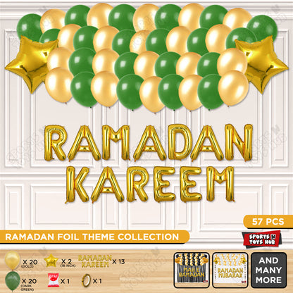 Ramadan Kareem Foil Balloon Garland Theme Collection
