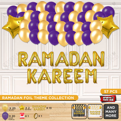 Ramadan Kareem Foil Balloon Garland Theme Collection