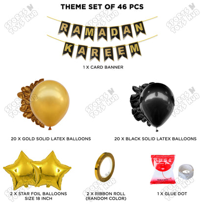 Ramadan Kareem Shinny Card Banner Theme Collection