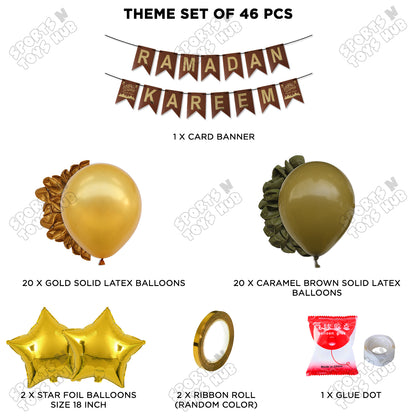 Ramadan Kareem Card Banner Theme Collection - Brown