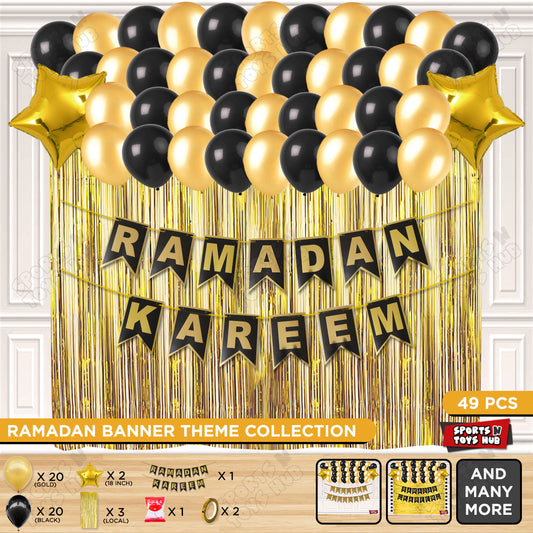 Ramadan Kareem Shinny Card Banner Theme Collection