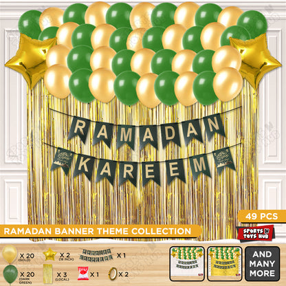 Ramadan Kareem Card Banner Theme Collection - Green