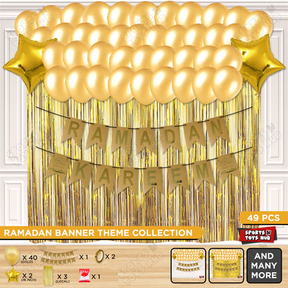 Ramadan Kareem Card Banner Theme Collection - Gold