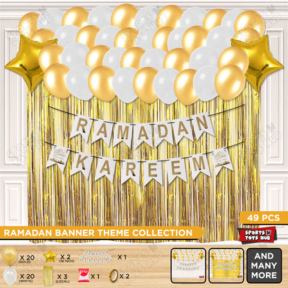 Ramadan Kareem Card Banner Theme Collection - White