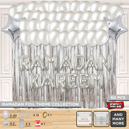 Ramadan Kareem Foil Balloon Curtain Theme Collection