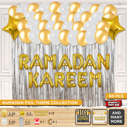 Ramadan Kareem Foil Balloon Curtain Theme Collection