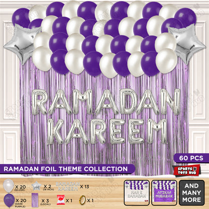 Ramadan Kareem Foil Balloon Curtain Theme Collection