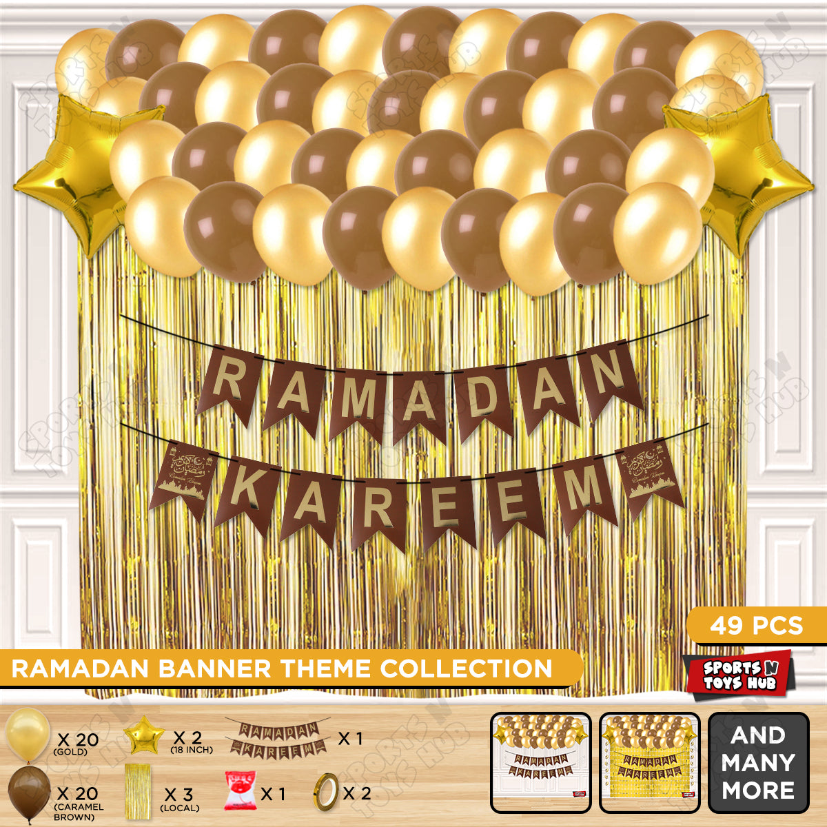 Ramadan Kareem Card Banner Theme Collection - Brown