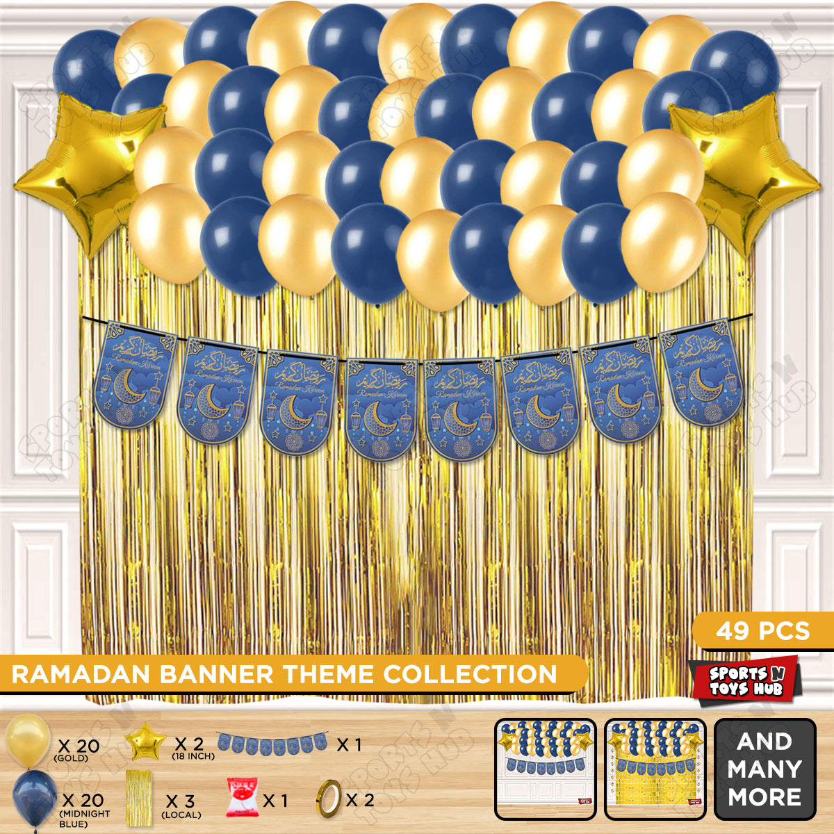 Ramadan Kareem Card Banner Theme Collection - Blue