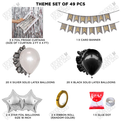 Ramadan Kareem Card Banner Theme Collection - Silver