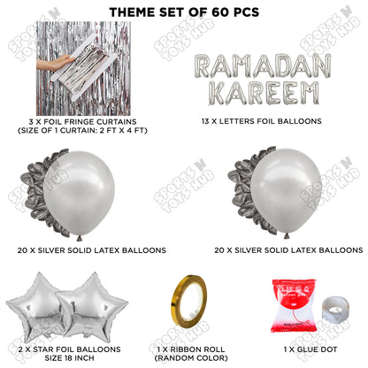 Ramadan Kareem Foil Balloon Curtain Theme Collection