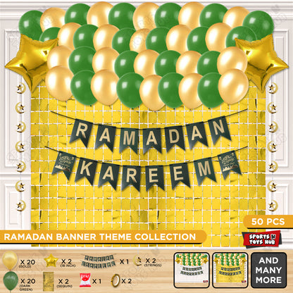 Ramadan Kareem Card Banner Theme Collection - Green