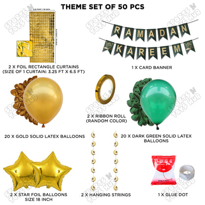 Ramadan Kareem Card Banner Theme Collection - Green