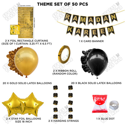 Ramadan Kareem Shinny Card Banner Theme Collection