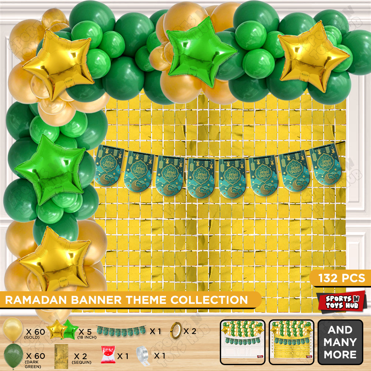 Ramadan Kareem Card Banner Theme Collection - Green