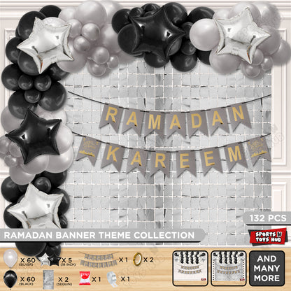 Ramadan Kareem Card Banner Theme Collection - Silver
