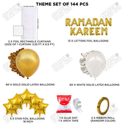 Ramadan Kareem Foil Balloon Arch Theme Collection