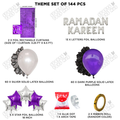 Ramadan Kareem Foil Balloon Arch Theme Collection