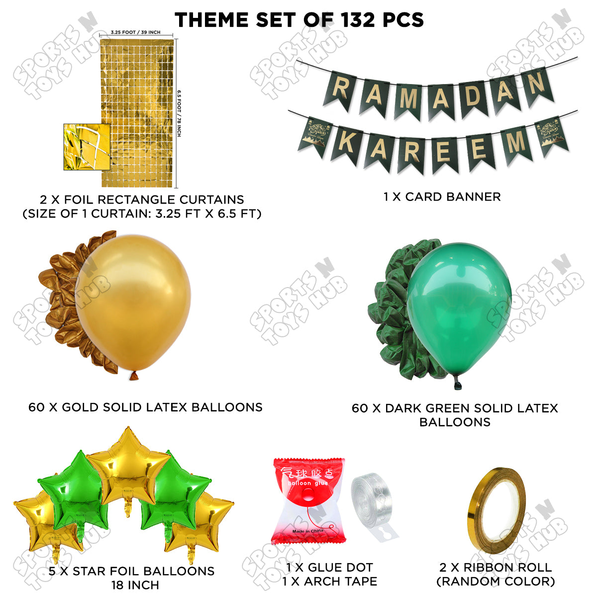 Ramadan Kareem Card Banner Theme Collection - Green