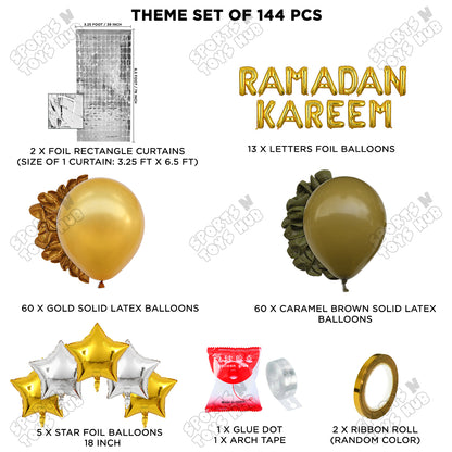 Ramadan Kareem Foil Balloon Arch Theme Collection
