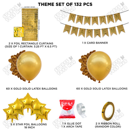 Ramadan Kareem Card Banner Theme Collection - Gold