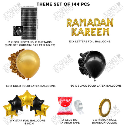 Ramadan Kareem Foil Balloon Arch Theme Collection