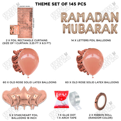 Ramadan Mubarak Foil Balloon Arch Theme Collection
