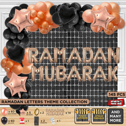 Ramadan Mubarak Foil Balloon Arch Theme Collection