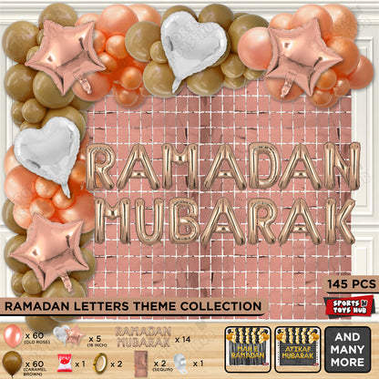 Ramadan Mubarak Foil Balloon Arch Theme Collection