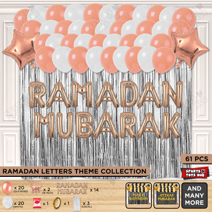 Ramadan Mubarak Foil Balloon Curtain Theme Collection
