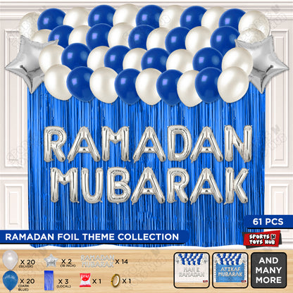 Ramadan Mubarak Foil Balloon Curtain Theme Collection