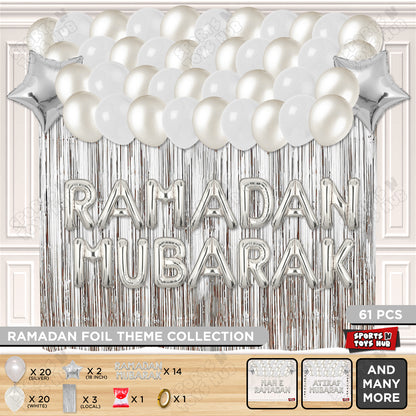 Ramadan Mubarak Foil Balloon Curtain Theme Collection