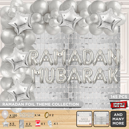 Ramadan Mubarak Foil Balloon Arch Theme Collection