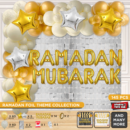 Ramadan Mubarak Foil Balloon Arch Theme Collection