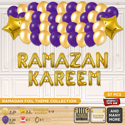 Ramazan Kareem Foil Balloon Garland Theme Collection