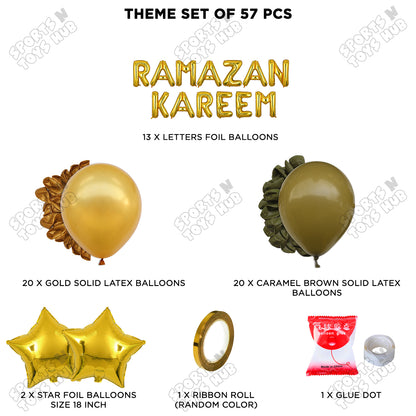 Ramazan Kareem Foil Balloon Garland Theme Collection