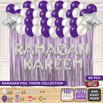 Ramazan Kareem Foil Balloon Curtain Theme Collection