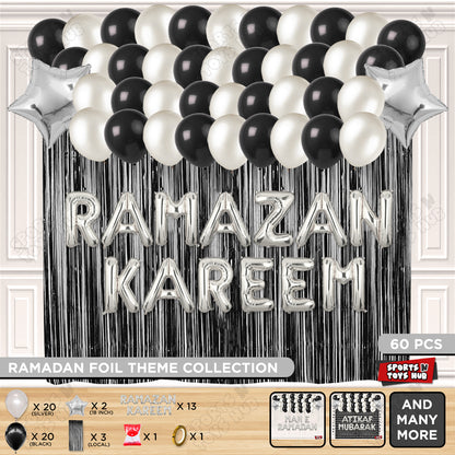 Ramazan Kareem Foil Balloon Curtain Theme Collection