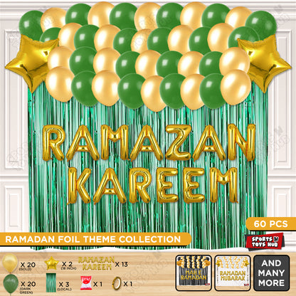 Ramazan Kareem Foil Balloon Curtain Theme Collection