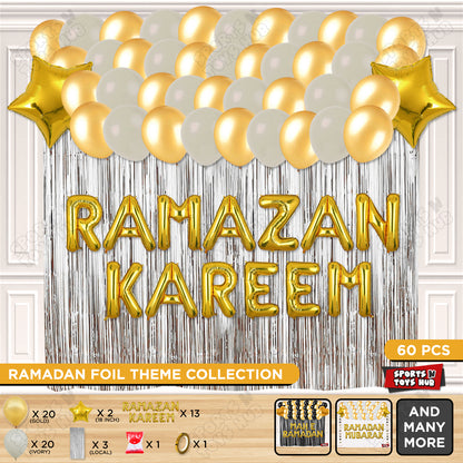 Ramazan Kareem Foil Balloon Curtain Theme Collection